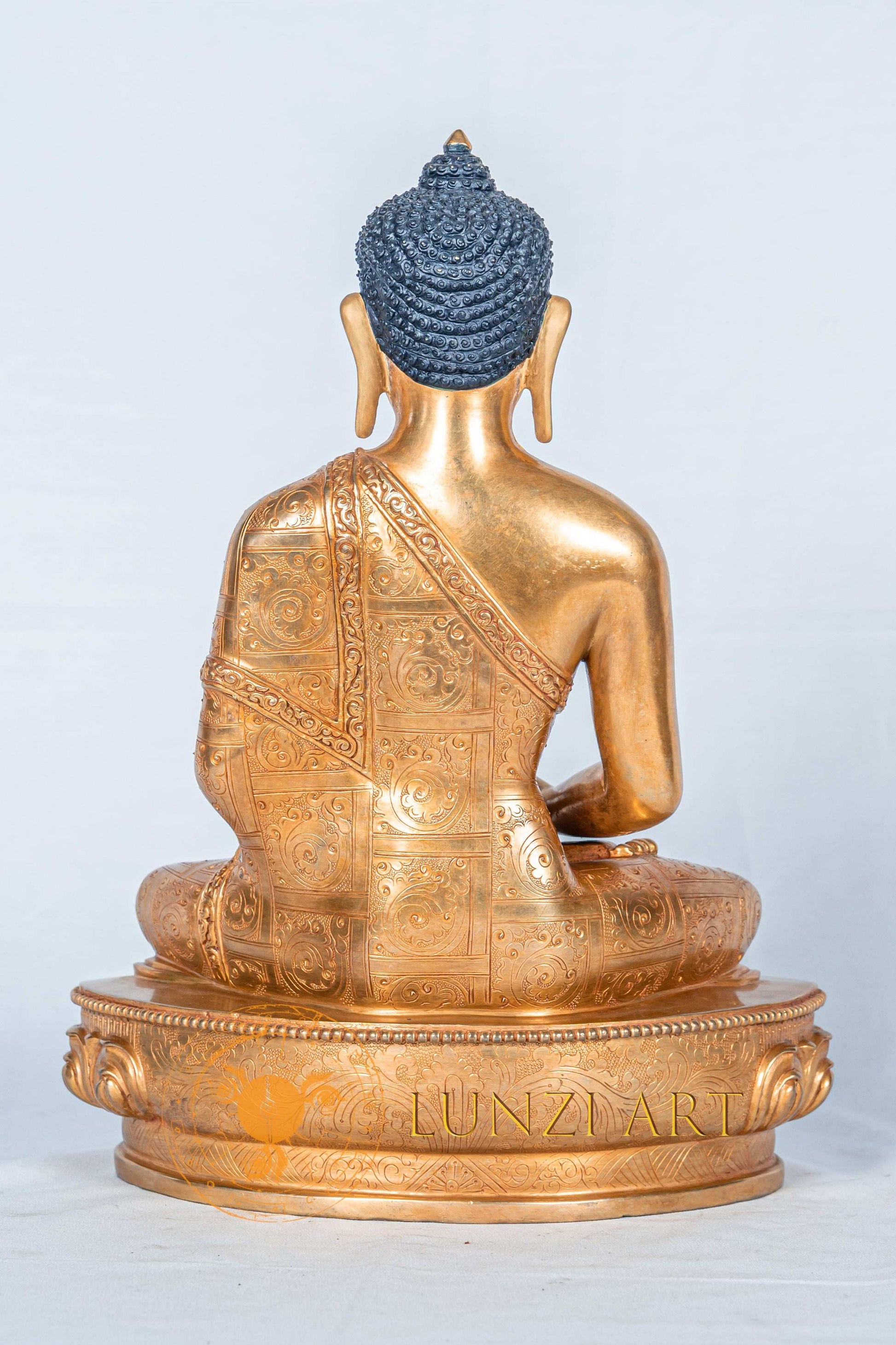 Amitabha Buddha | Copper Full Gold Plated - statues