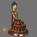 Amitabha Buddha | Half Gold-Plated Copper - S-P-BA-HG-CG-AB-00194