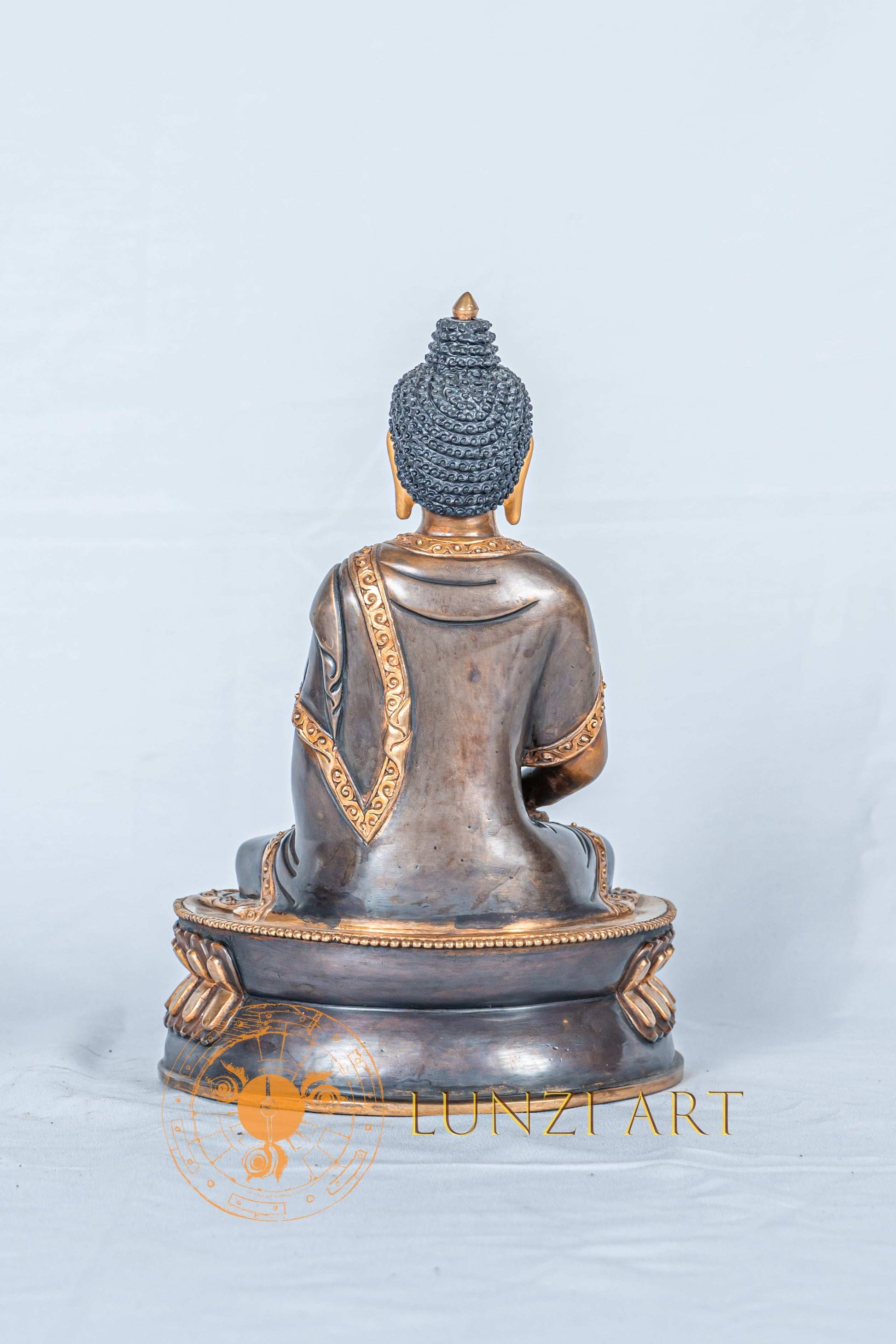 Amitabha Buddha | Half Gold Plated - statues