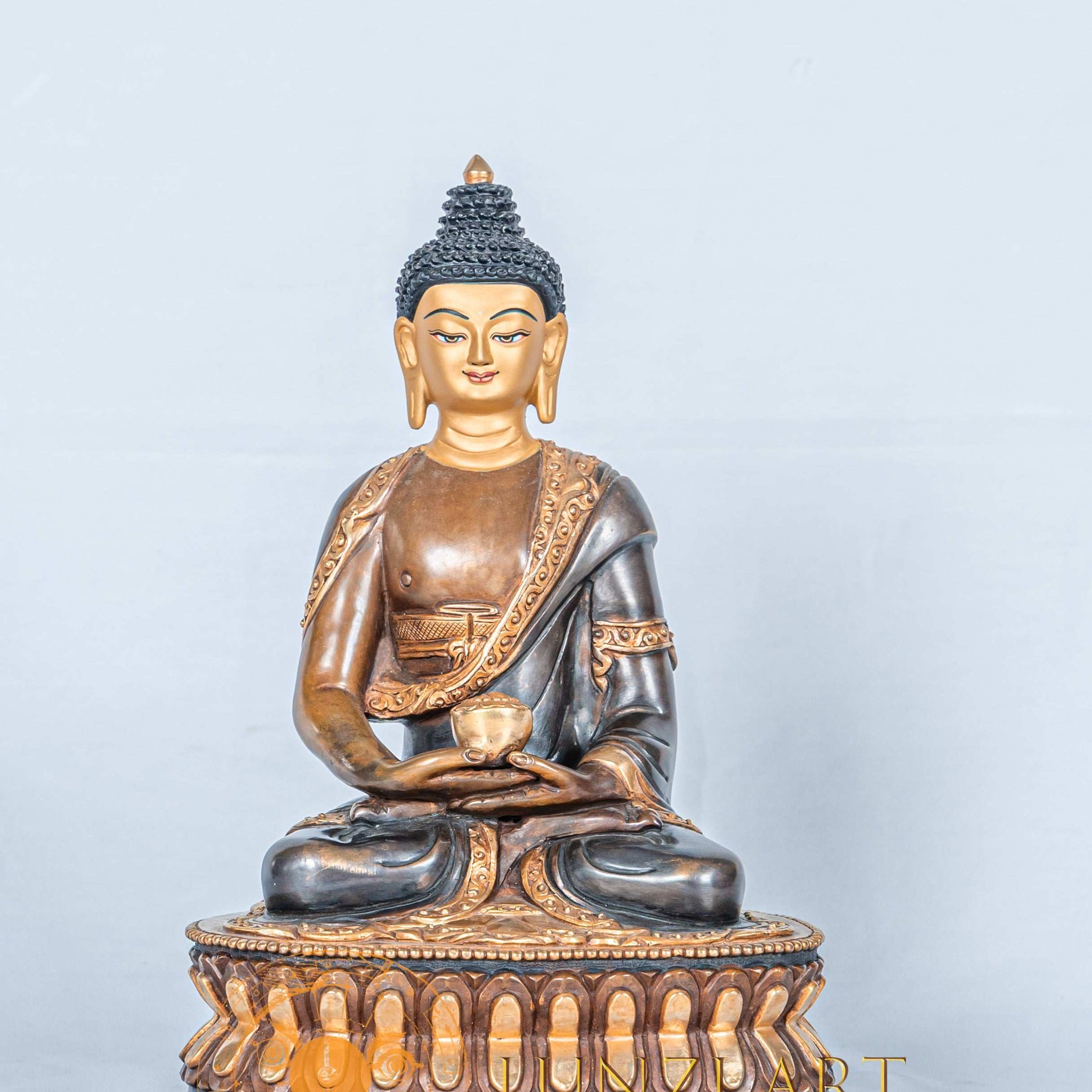 Amitabha Buddha | Half Gold Plated - statues