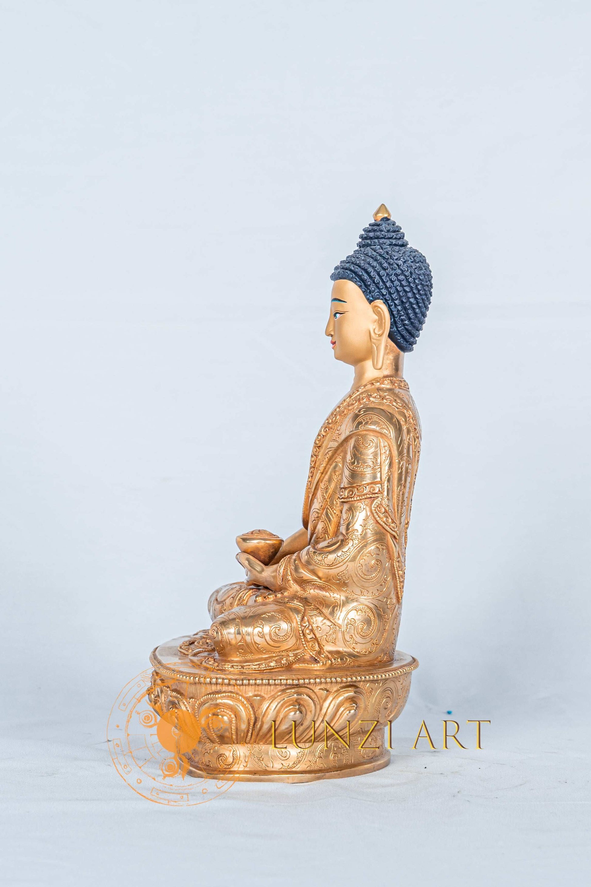 Amitabha buddha Statue | Fully Gold-Plated Copper - statues
