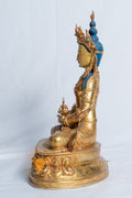 Amitayus Aparmita Buddha Statue | Fully Gold Plated Copper - S-B-RM-FG-CG-A-0027