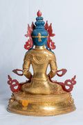 Aparmita Buddha Statue | Fully Gold Plated Copper - S-B-RM-FG-CG-A-0027