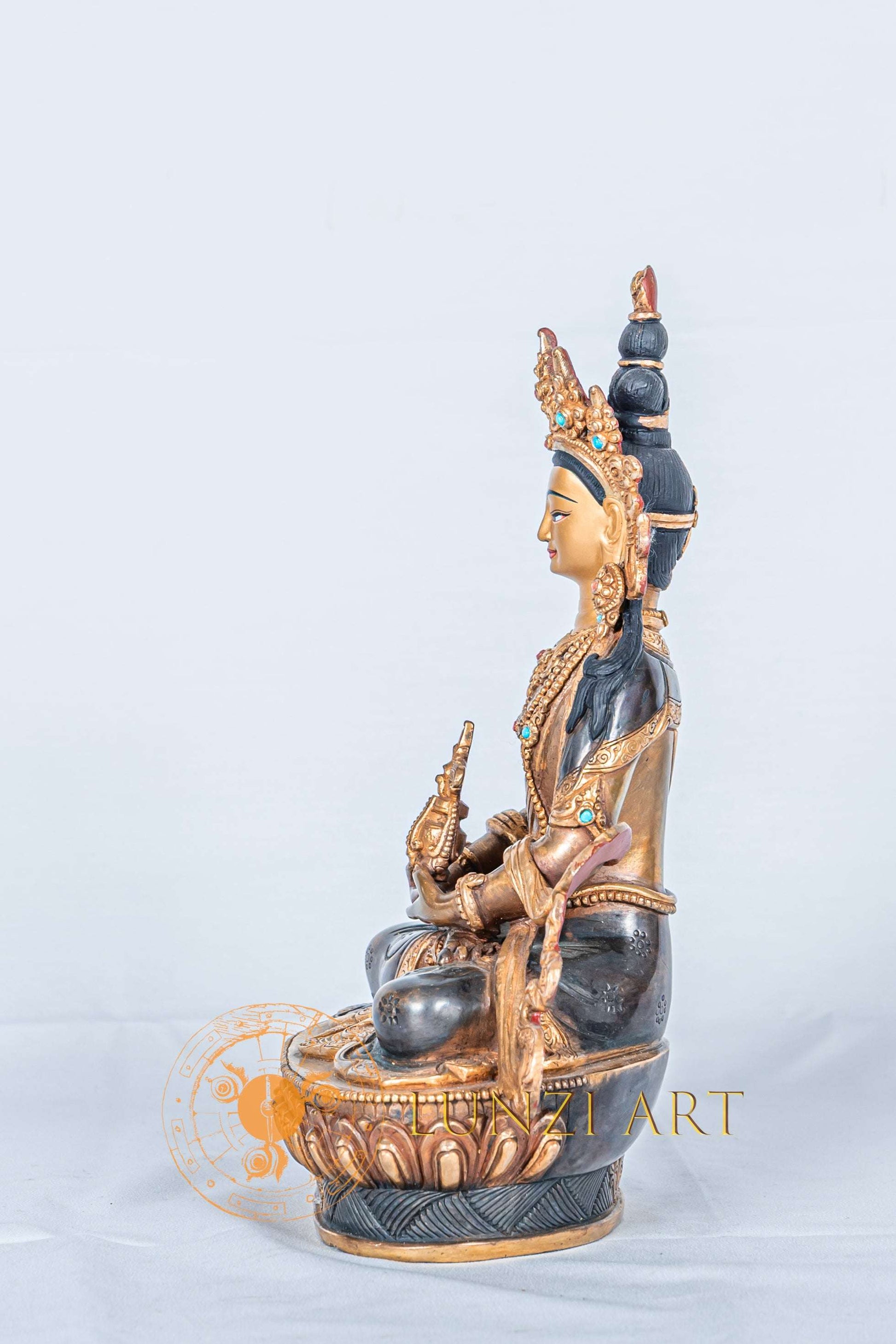 Aparmita Statue | Premium Handmade Half Gold Plated - S-B-RM-HG-CG-A-0079