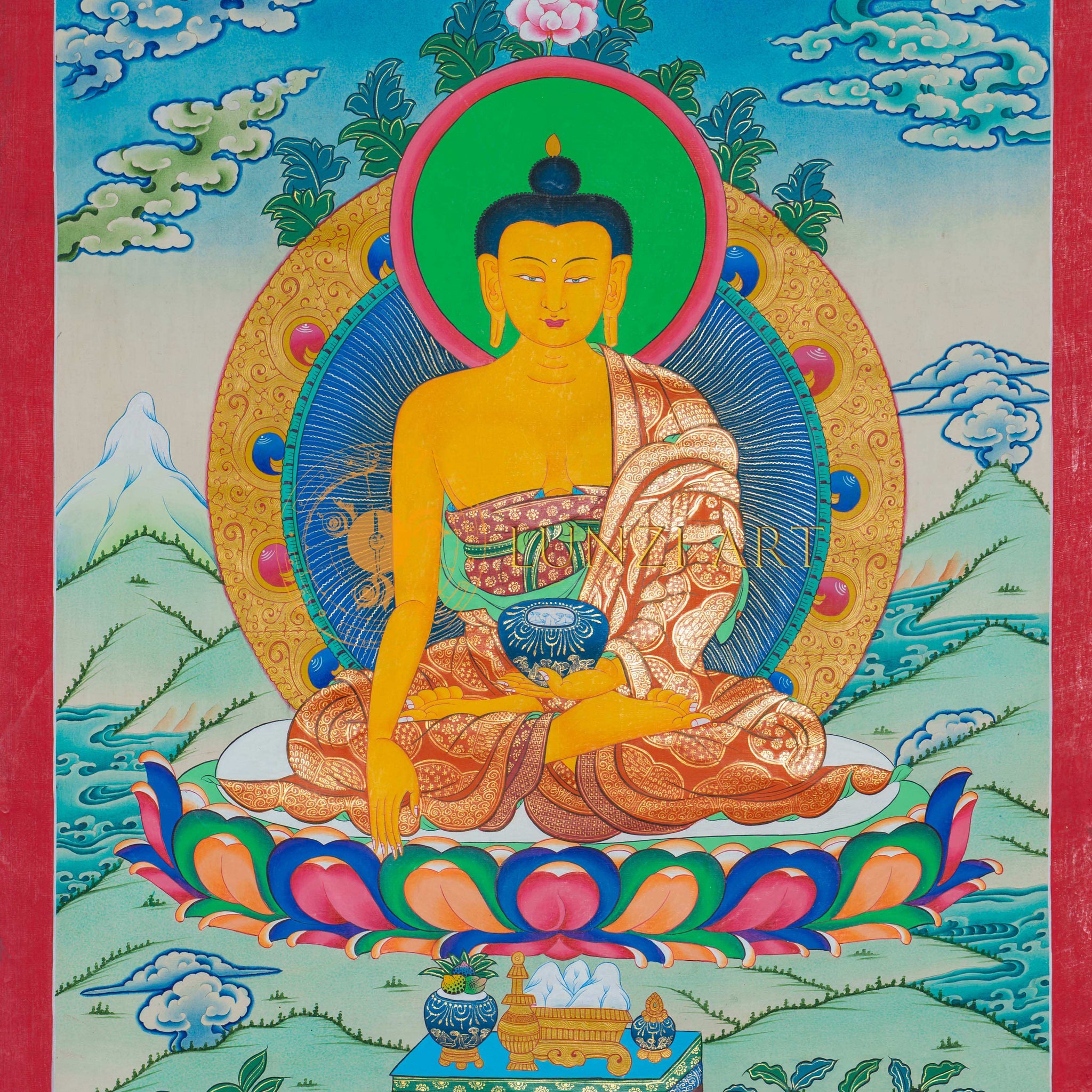 Authentic Buddha Shakyamuni Thangka: A Symbol of Enlightenment and Peace - Thangka