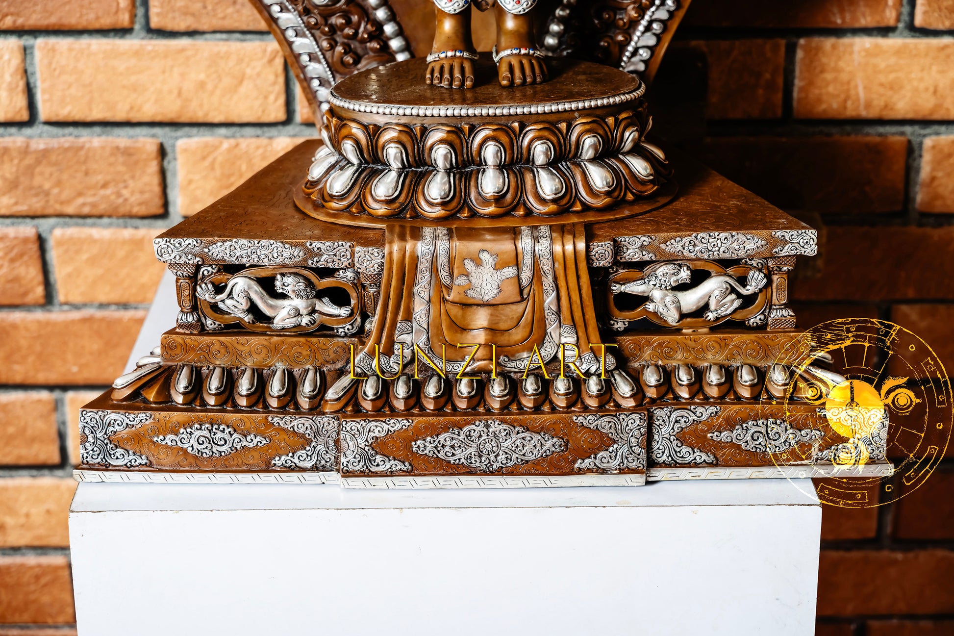 Avalokiteshvara Standing Statue  Crafted by Certified Artisan - S-P-SS-CS-TAA-0011