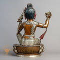Birupa (Virupa) Statue | Copper Oxidized + Partly Silver Plated - S-P-R-C-B-00222