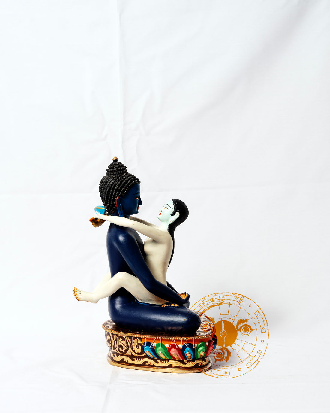 Buddha Shakti Statue | 24k Gold Plated Pure Copper Gilded - statues