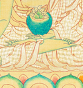 Medicine Buddha Thangka: The Lapis Lazuli Radiance of Healing - T-B-HT-RB-MB-0076