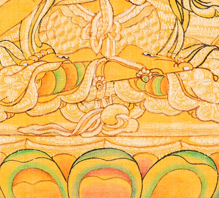 White Tara Thangka: The Radiant Mother of Longevity - T-B-HT-RB-WT-0078