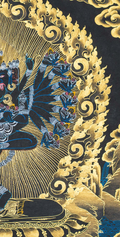 Celestial Vajrakilaya Thangka – The Thunderbolt of Wisdom - T-S-BT-BB-HV-0139
