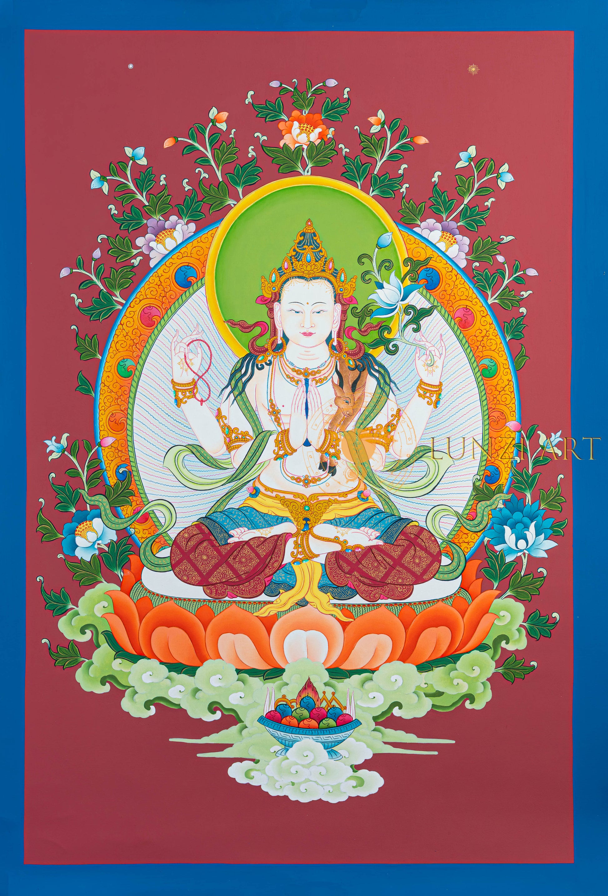 Chenrezig: The Golden Embodiment of Infinite Compassion - T-N-ET-BB-AU-C-0069