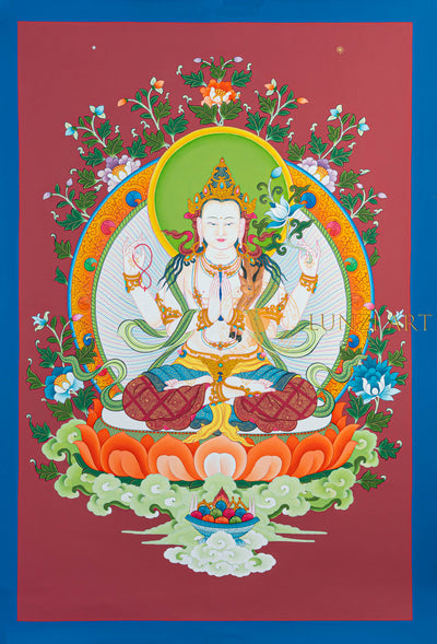 Chenrezig: The Golden Embodiment of Infinite Compassion - T-N-ET-BB-AU-C-0069