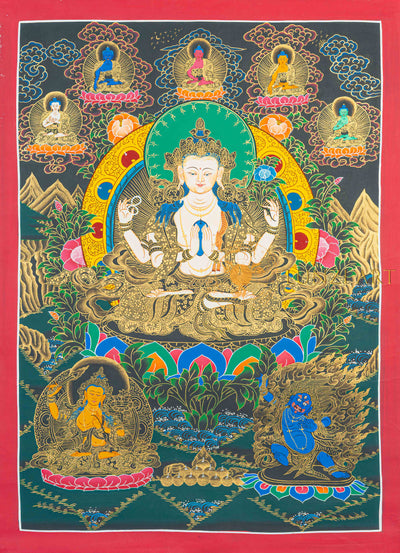 Chenrezig: The Golden Radiance of Infinite Compassion - T-N-MB-RB-L-0009