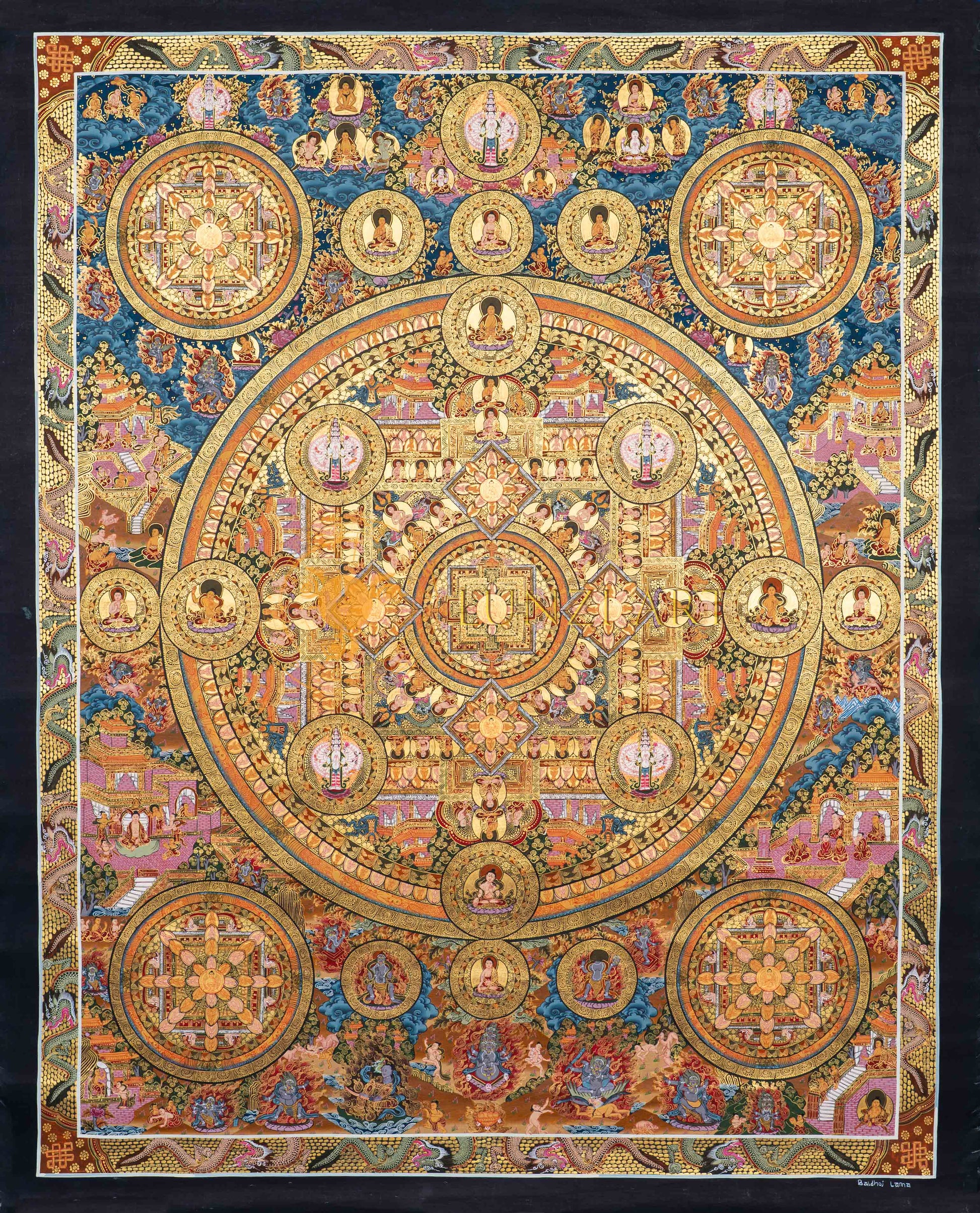 Cosmic Blueprint: The Traditional Mandala - Thangka