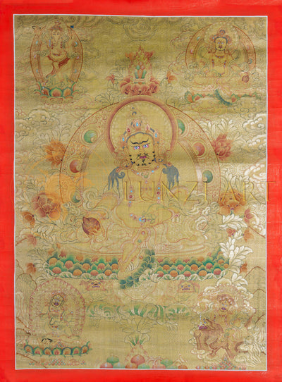 The Jambhala Thangka: Lord of Infinite Abundance - T-PS-SS-YB-JS-61