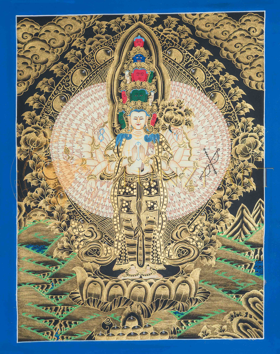 Thousand-Armed Avalokiteshvara: The Infinite Light of Mercy - T-PS-SS-BB-TAA-64