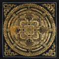 The Golden Kalachakra Thangka: An Architectural Portal to Equilibrium - T-PS-SS-BB-KM-90