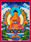 Hand-painted Shakyamuni Buddha Thangka Painting - T-B-HT-RB-SB-0034