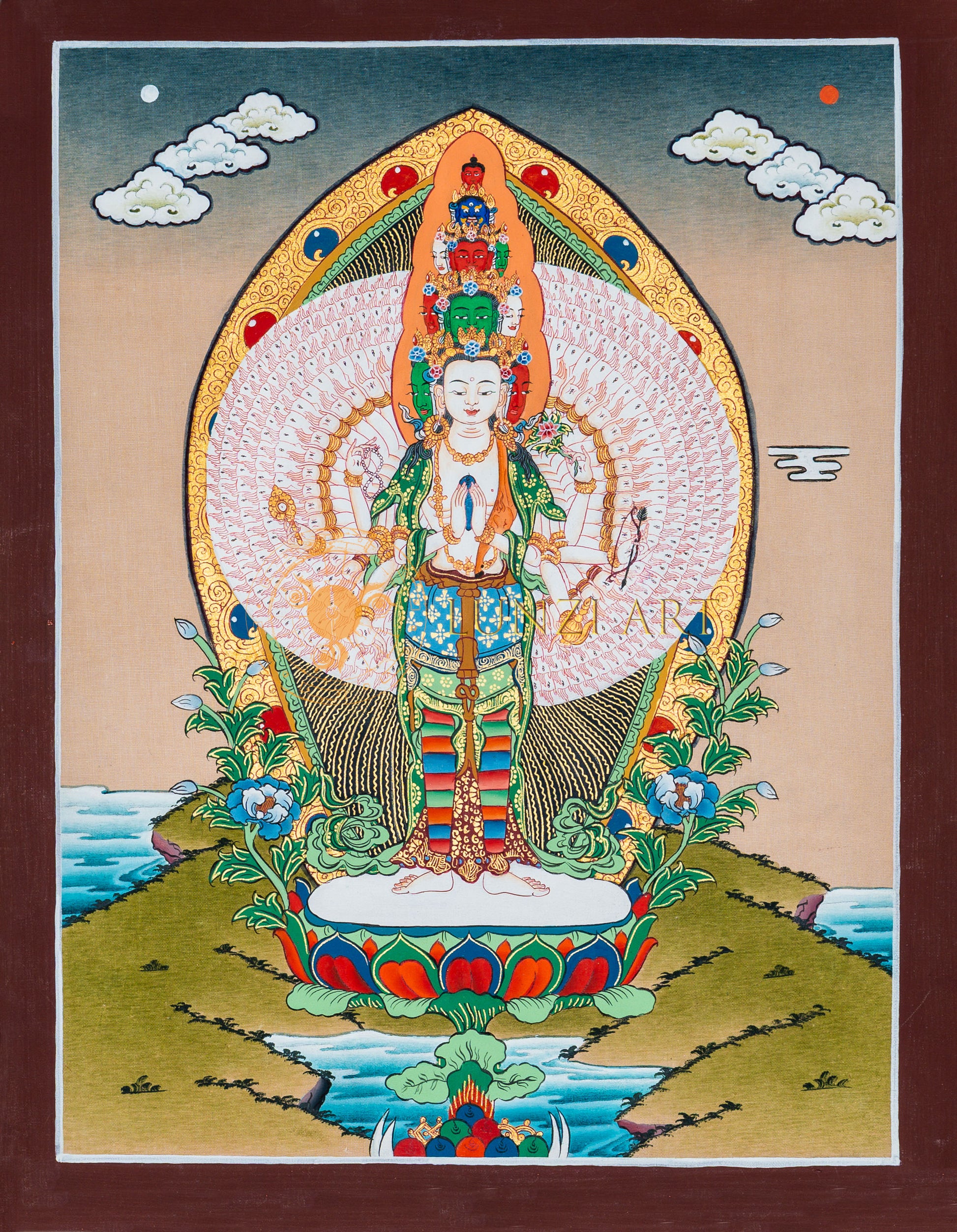 Thousand-Armed Chenrezig: The Infinite Vision of Mercy - T-B-HT-BB-A-0052