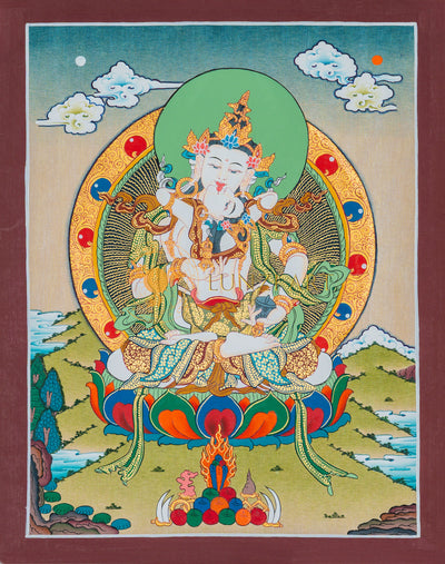 Vajrasattva in Union Thangka: The Ultimate Purification