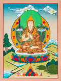 Je Tsongkhapa Thangka: The Radiant Master of Wisdom - T-B-HT-BB-C-0062