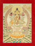 Maitreya Buddha Thangka: The Future Buddha - T-B-HT-RB-MB-0071