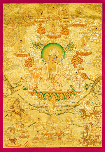 Guru Rinpoche Thangka: The Sovereign Master of Tantric Wisdom