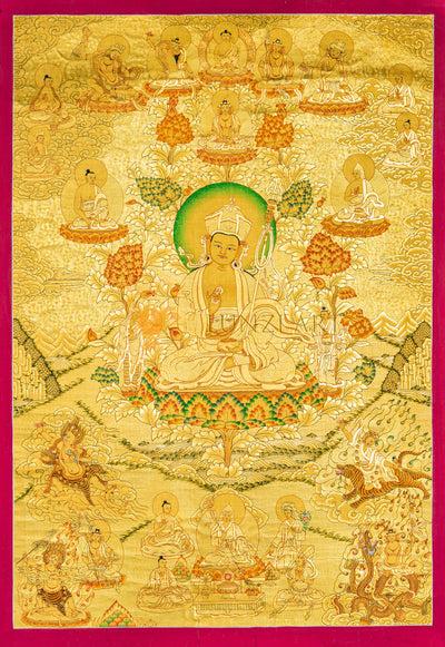 Guru Rinpoche Thangka: The Sovereign Master of Tantric Wisdom
