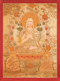Je Tsongkhapa Thangka: The Radiant Master of Scholarly Grace - T-B-HT-RB-C-0081