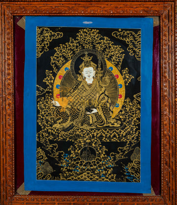 Guru Rinpoche Thangka: The Lotus-Born Protector