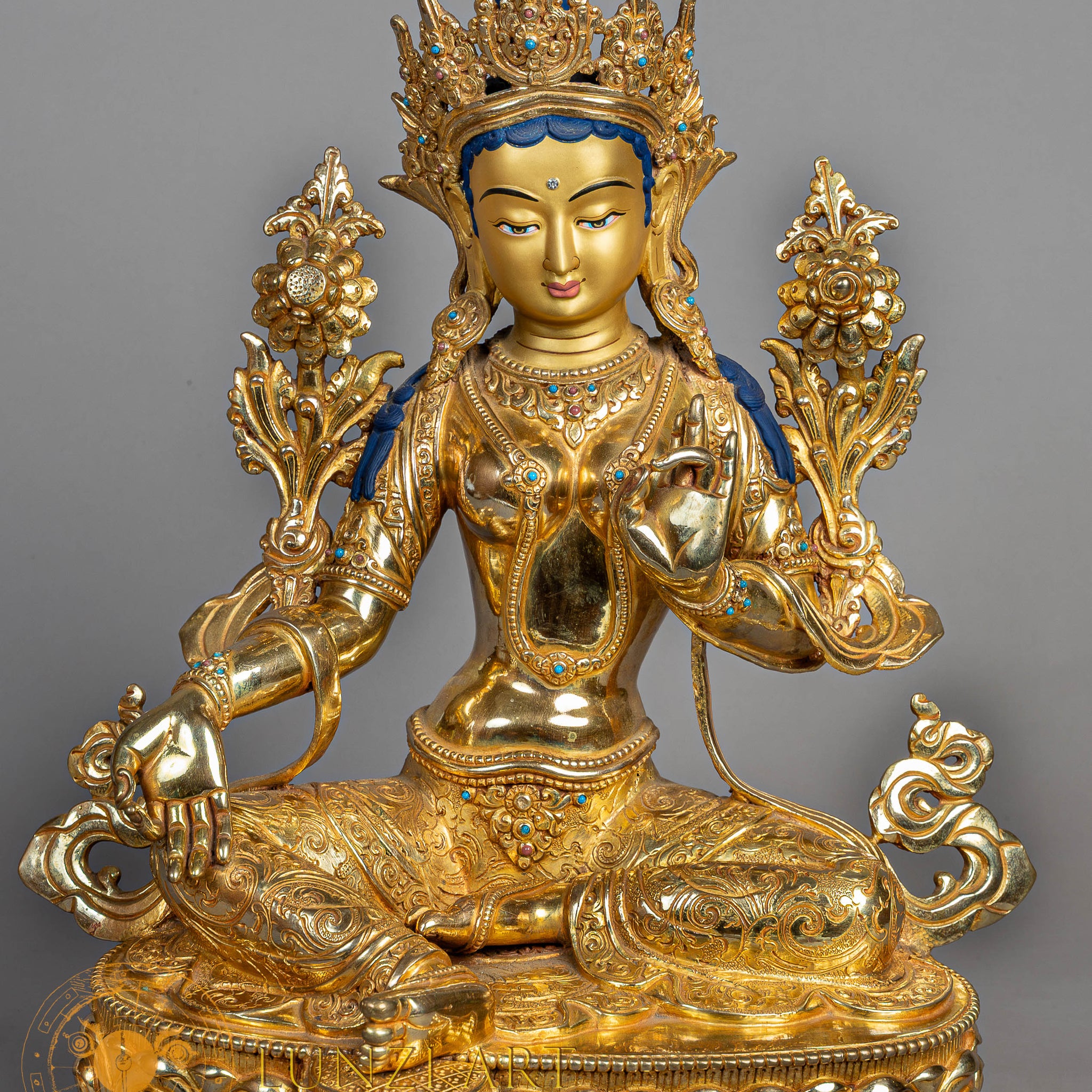 Green Tara | Full Gold Plated