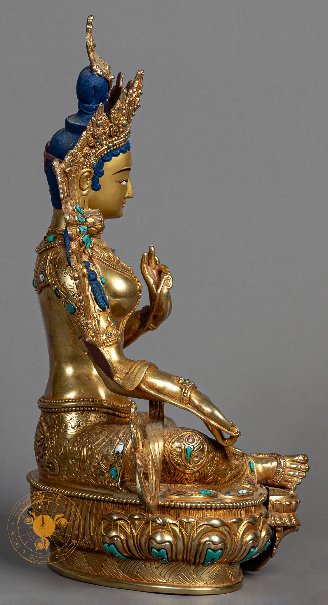 Green Tara | Copper Full Gold Plated