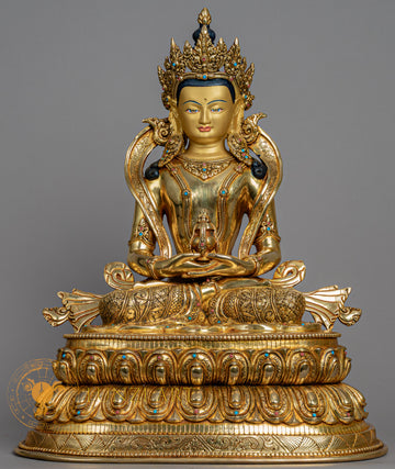 Aparmita Statue | Fully Gold-Plated Copper