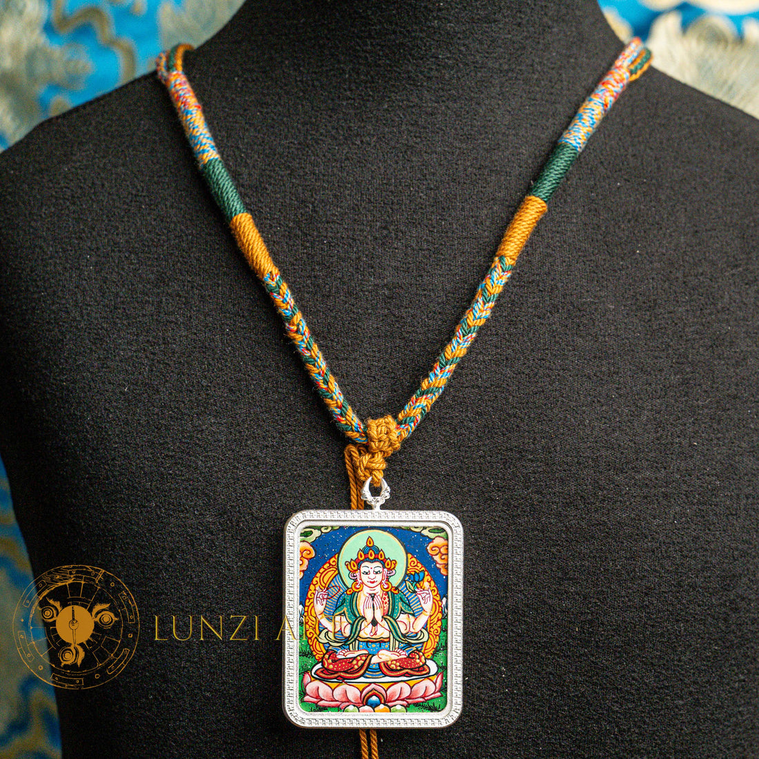Sacred Chenrezig Thangka Locket: The Embodiment of Universal Love