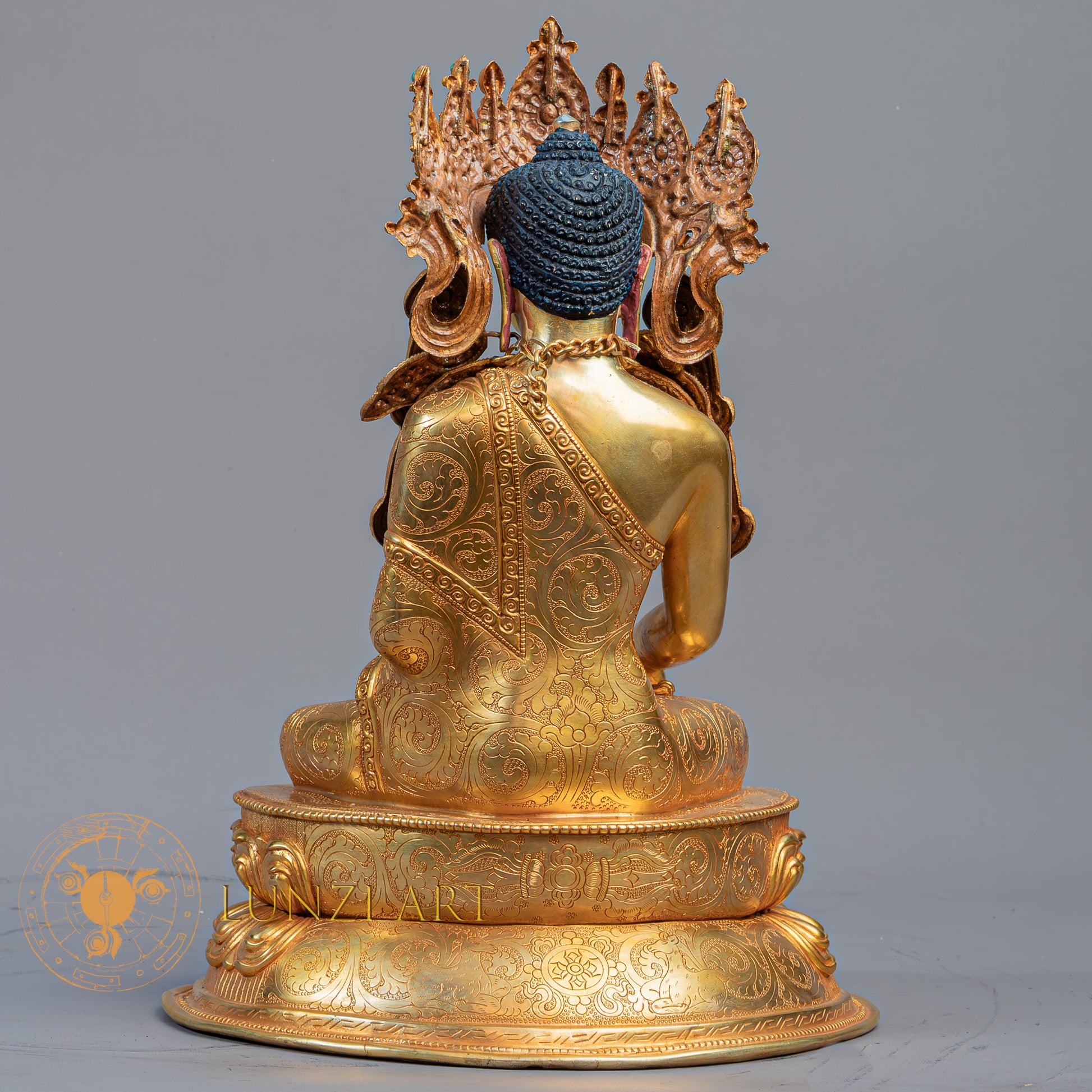Jowo Rinpoche Shakyamuni Buddha Statue | Fully Gold-Plated Copper - S-B-BA-FG-C-SB-00166