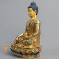 Handcrafted Shakyamuni Buddha Statue | Fully Gold-Plated Copper - S-B-BA-FG-C-SB-00167