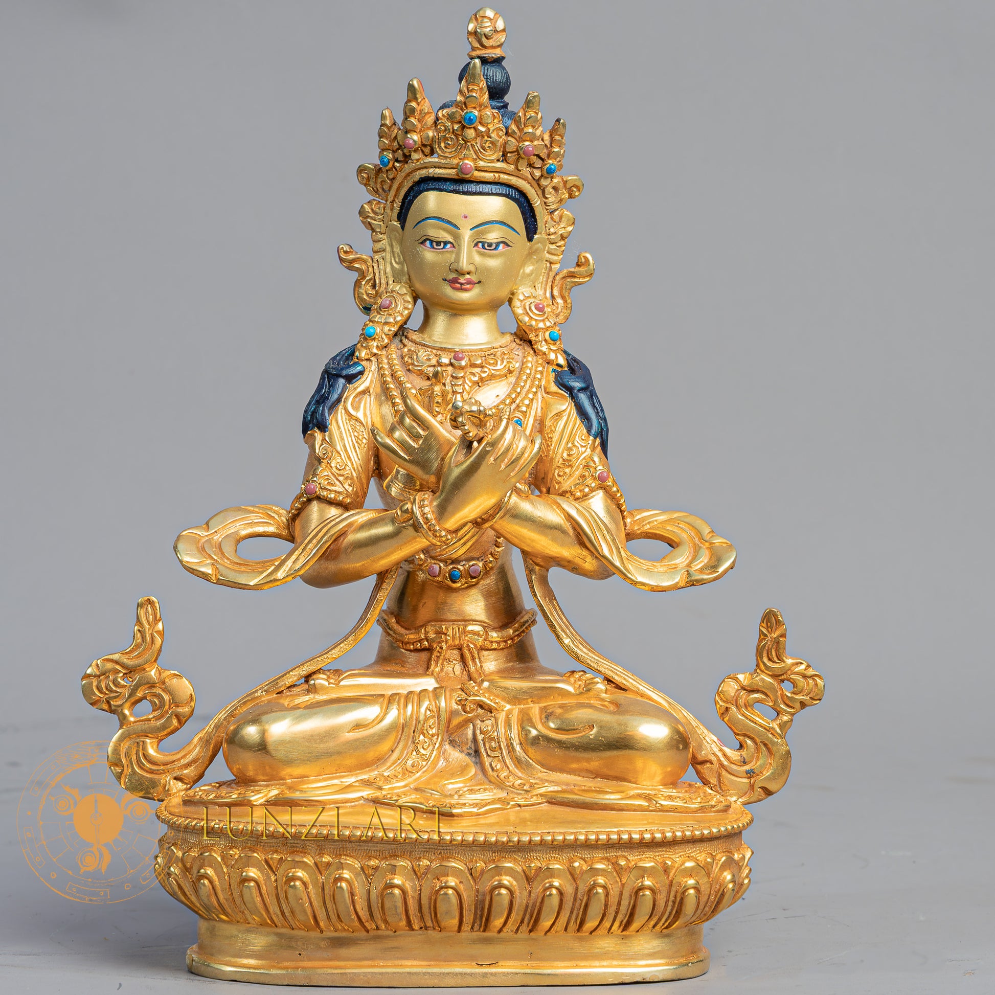 Handmade Vajradhara Statue | Fully Gold-Plated Copper - S-B-BA-FG-C-V-00171