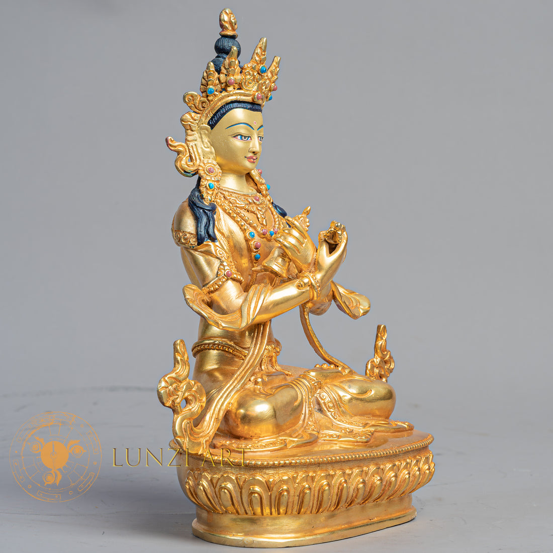 Handmade Vajradhara Statue | Fully Gold-Plated Copper - S-B-BA-FG-C-V-00171