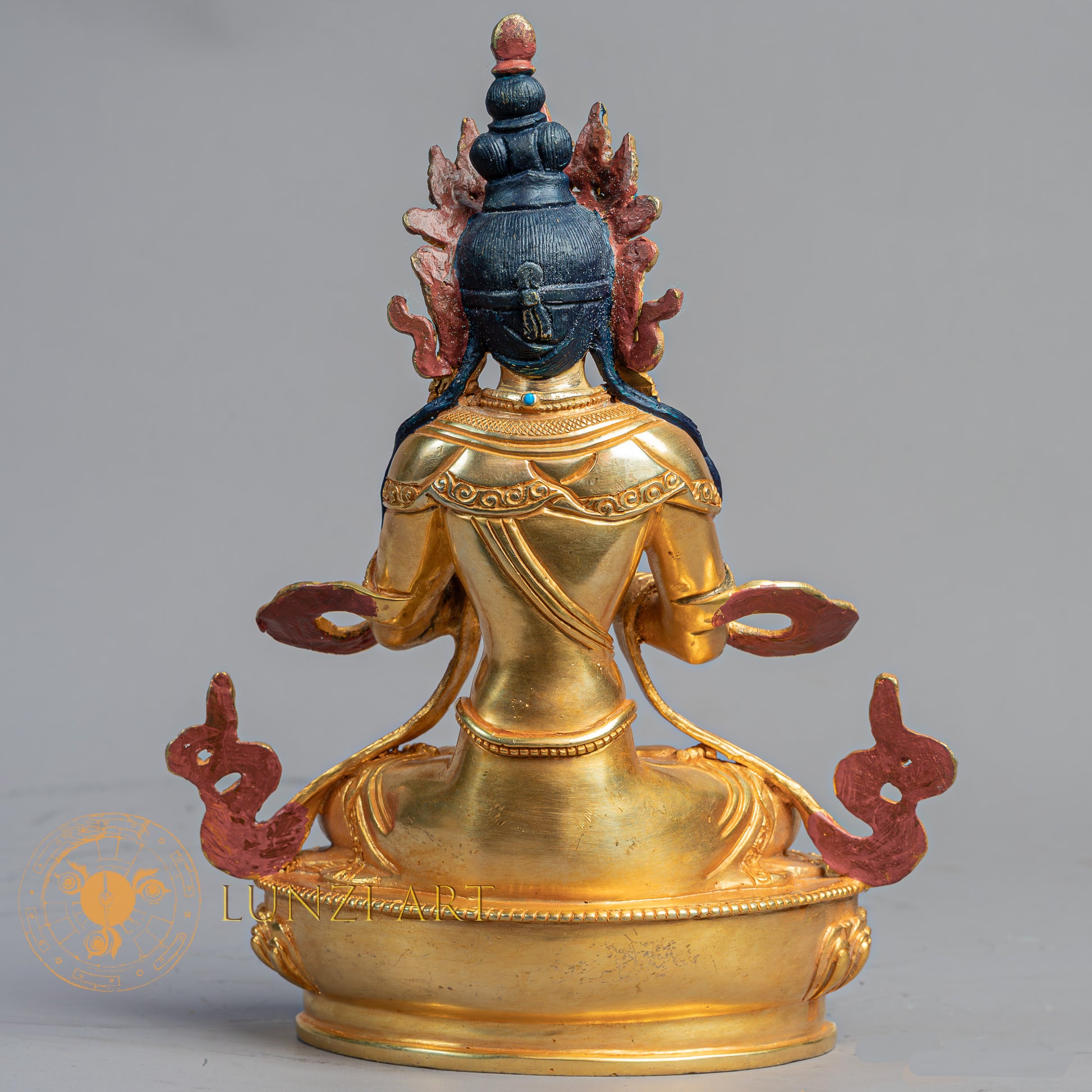 Handmade Vajradhara Statue | Fully Gold-Plated Copper - S-B-BA-FG-C-V-00171