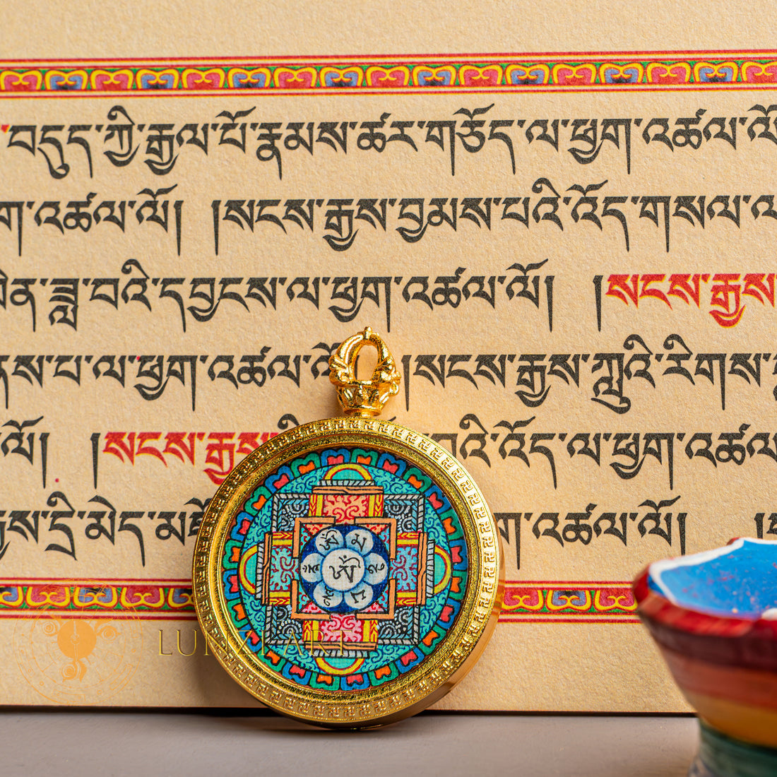 Om Mantra Mandala Locket: A Symbol of Peace, Clarity, and Compassion