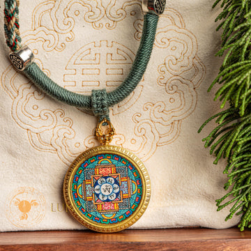 Om Mantra Mandala Locket: A Symbol of Peace, Clarity, and Compassion