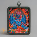Yamantaka Locket Thangka: For Protection & Spiritual Power - L-Y-49-L-Y-50-L-Y-51