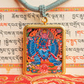 Yamantaka Locket Thangka: For Protection & Spiritual Power - L-Y-49-L-Y-50-L-Y-51