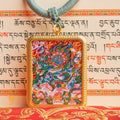 Mahakala Locket Thangka: For Protection & Spiritual Strength - L-M-50-L-M-51-L-M-52