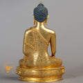 Handcrafted Shakhyamuni Buddha Statue | Full Gold-Plated Copper - S-B-RM-FG-C-SB-00188