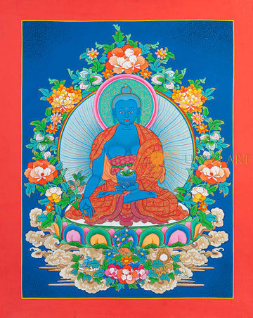 Medicine Buddha Thangka: The Lord of Healing