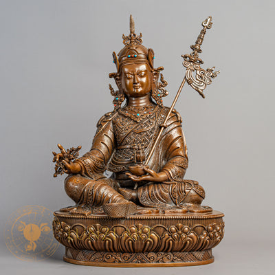 Guru Rinpoche (Padmasambhava）Statue | Copper Oxidized