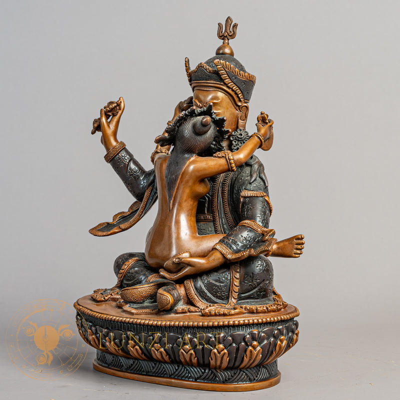 Guru Shakti Statue | Copper Oxidized