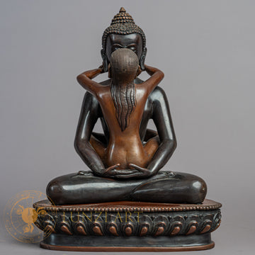 Samantabhadra Statue | Copper Oxidized